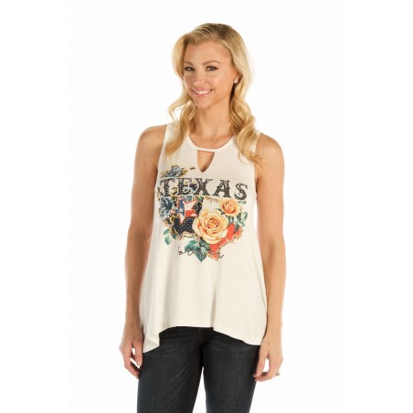 Top - Beige Texas Roses Femme - Liberty Wear