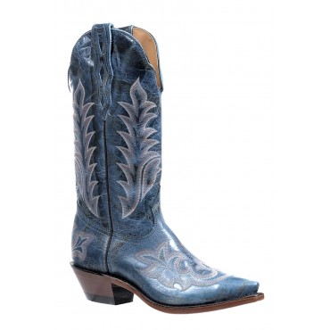 black and blue cowgirl boots