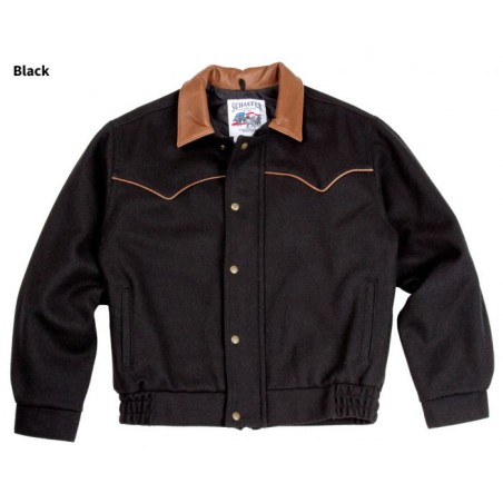 Jacket - Wool Black Bighorn Bomber Men - Schaefer