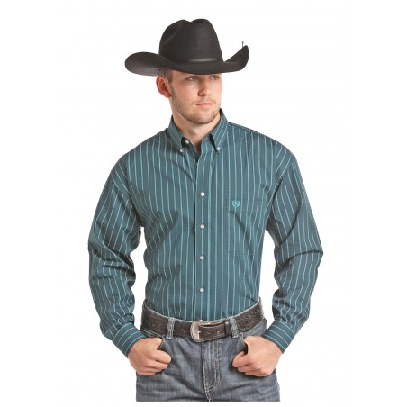 Chemise Western - Turquoise Motif Homme - Panhandle