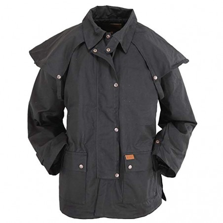 Bush Ranger Jacket - Cotton Oilskin Unisex - Outback