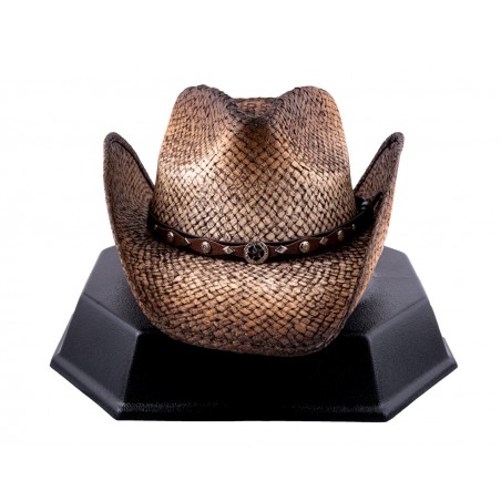 dark brown cowboy hat