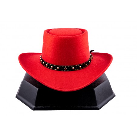 Cowboy Hat - Gambler Faux Felt Unisex - Western Express