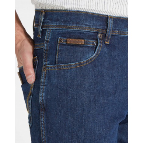 Lover Giv rettigheder gøre ondt Jeans - Darkstone Texas Stretch Men - Wrangler Color Bleu foncé Size 30 x 30