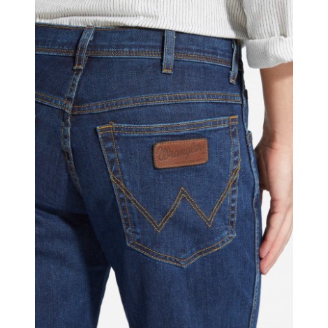 Lover Giv rettigheder gøre ondt Jeans - Darkstone Texas Stretch Men - Wrangler Color Bleu foncé Size 30 x 30