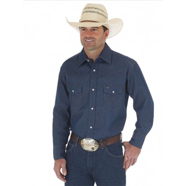 denim cowboy shirt
