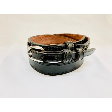 Ceinture Ranger - Cuir Vachette Lisse Unisexe - Brushy Creek