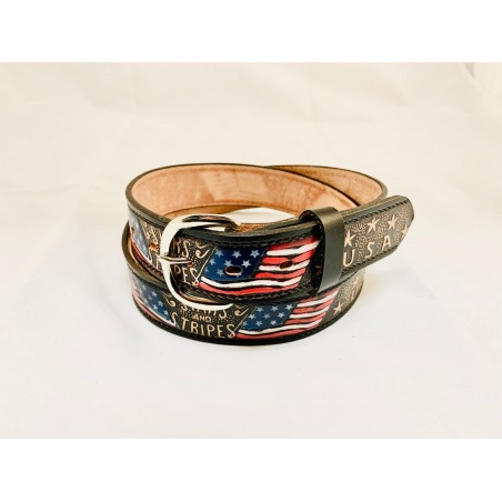 Belt - Cowhide USA Unisex - Brushy Creek