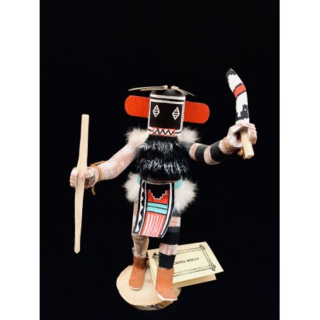 Authentique Kachina - Gaucher Navajo - Art Amérindien