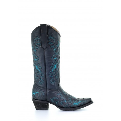 Black and blue cowgirl boots online
