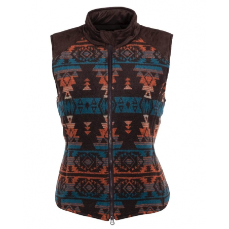 Gilet Maybelle - Motif Aztec Laine Femme - Outback