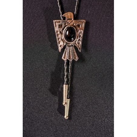 Bolo Tie - Black Thunderbird Unisex - Austin Accent
