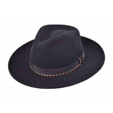 Resistol Briscoe 3X Wool Cowboy Hat - Black
