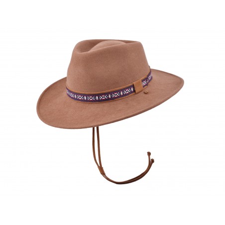 Chapeau Tribu - Brun Feutre Unisexe - Bigalli Hats
