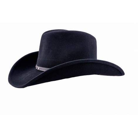 chapeau bandit enfant feutre noir