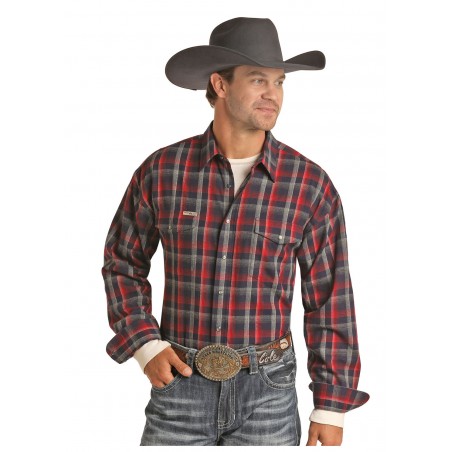 cowboy red flannel