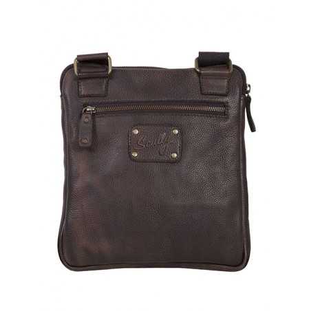 Shoulder Tote - Brown Leather - Scully