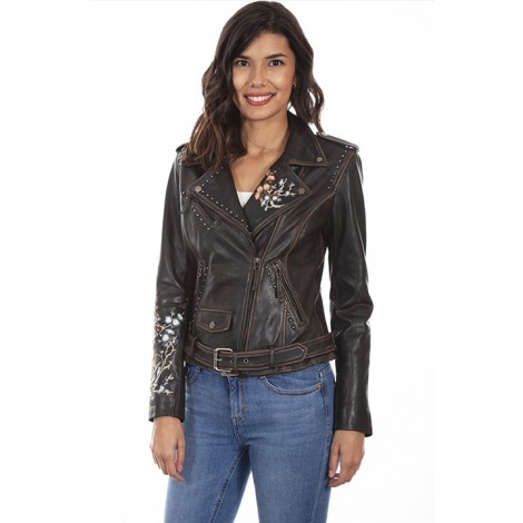 L'Original pour Elle - Blouson moto pour femme - Cuir & Rétro