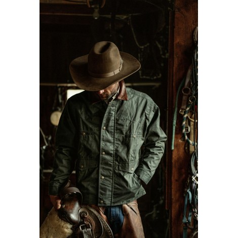Summit Jacket - Canvas Loden RangeWax Drifter Men - Schaefer Summit Jacket - Canvas Loden RangeWax Drifter Men - Schaefer