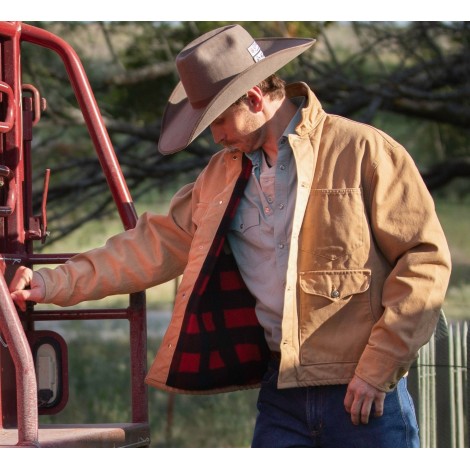 Jacket - Canvas Suntan Texas Ranger Brush Men - Schaefer Size S