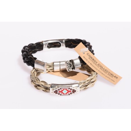 Bracelet - Crin de Cheval Chama Concho Unisexe - Cowboy Collectibles