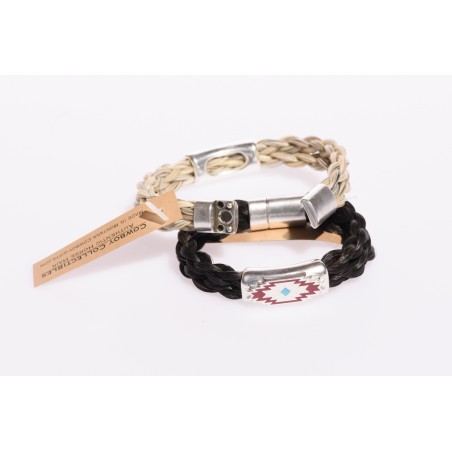 Bracelet - Crin de Cheval Taos Concho Unisexe - Cowboy Collectibles