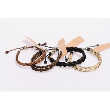 Bracelet Bald Hornet - Crin de Cheval Unisexe - Cowboy Collectibles