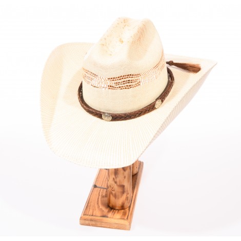 Horsehair Five Strand Single Tassel Cowboy Hat Band