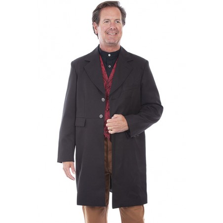 Redingote Old West - Noir Polyester Homme - Scully