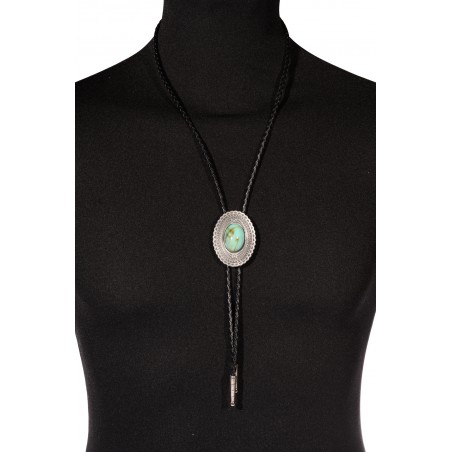 Bolo Tie - Oval Turquoise Unisex - Austin Accent