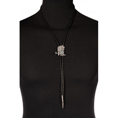 Bolo Tie - Santiags Turquoise Unisexe - Austin Accent