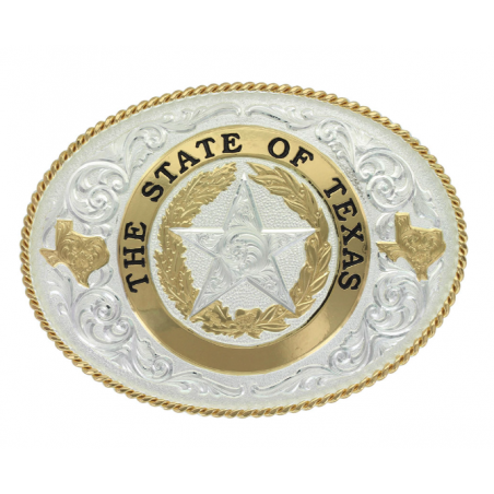 Boucle Western - The State of Texas - Montana Silversmiths