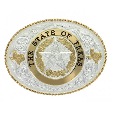 Western Buckle - The State of Texas - Montana Silversmiths