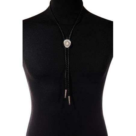 Bolo Tie - Chapeau Cowboy Argent Unisexe - Western Express