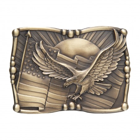 Boucle Western - Rectangle Aigle Volant Unisexe - AndWest