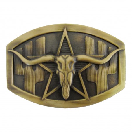 Western Buckle - Cactus Longhorn Unisex - AndWest