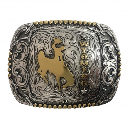 Western Buckle - Wyoming Rectangle Unisex - AndWest