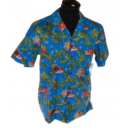 Chemise Hawaïenne - Imprimé Woody Island Ride Homme - RJC