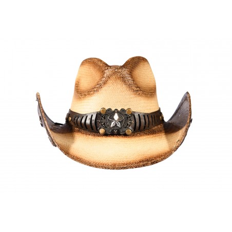 Chapeau de cowboy - American Pride Paille Naturel Unisexe - Austin Hats