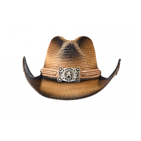 Cowboy Hat - Natural Straw Pockets Unisex - Austin Hats