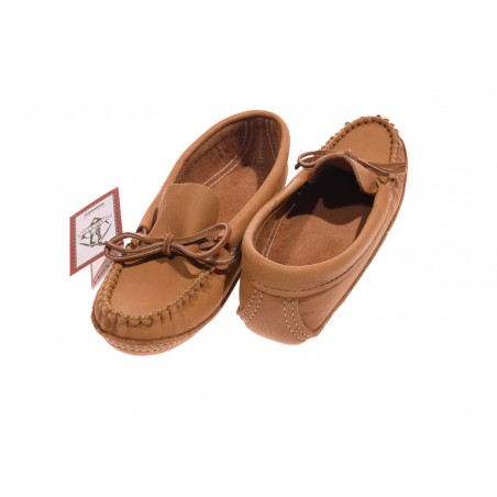 Moccasins - Brown Moose Leather Men - Bastien Industries