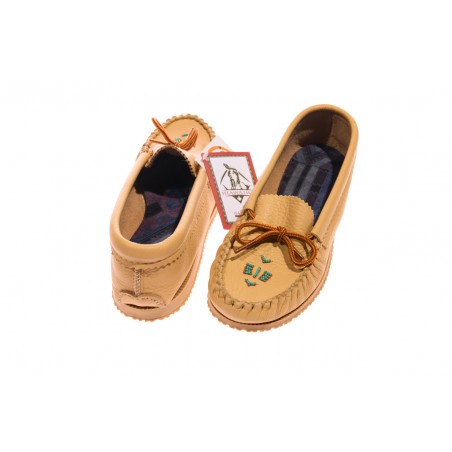 Mocassins - Cuir Vachette Perlé Femme - Bastien Industries