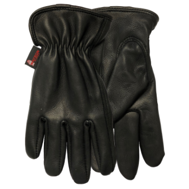 Gants The Duke Fourrés - Cuir Cerf Unisexe - Watson Gloves Taille