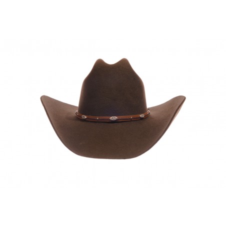 Chapeau de cowboy - Dusty Brun Feutre 3x Texas Unisexe - Master Hatters