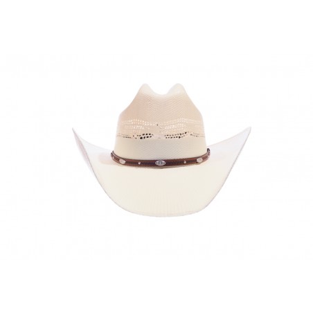 Cowboy Hat - Tomahawk Straw 20x White Unisex - Master Hatters