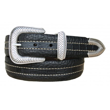 Ceinture Coloma - Véritable Cuir Bison Unisexe - Lejon