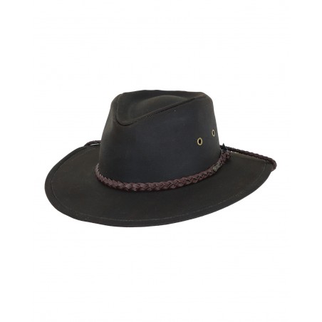 Chapeau Australien - Grizzly Coton Huilé Unisexe - Outback