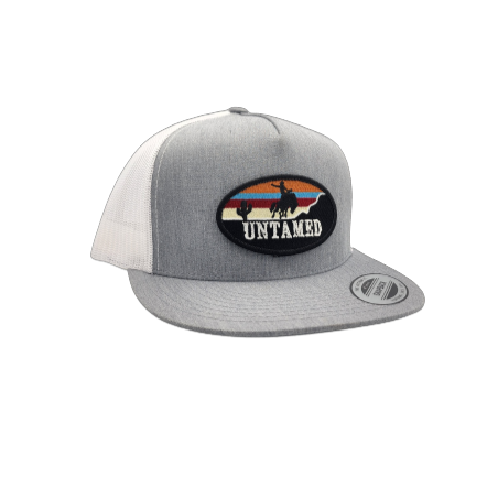 Trucker Cap - Untamed Light Grey Unisex - Red Dirt Hat Co