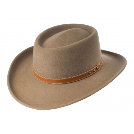 Chapeau Gambler - Feutre Western Unisexe - Bigalli Hats