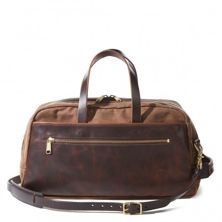 Heritage Duffel - Authentic Bison Leather Canvas